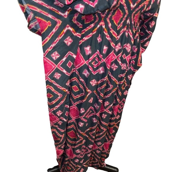 NWT  Anthropologie Rujuta Sheth Gather Front Caftan Dress One Size - Picture 8 of 13